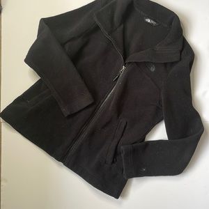 Fleece North Face Jacket Black Size Medium